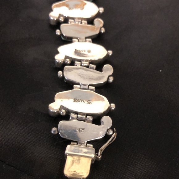 BARSE Turquoise Sterling Silver Multi Gemstone Southwestern Bracelet - Picture 12 of 16